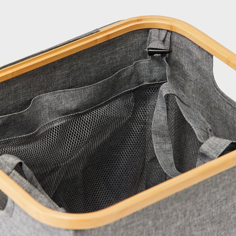Remi Charcoal Single Laundry Basket