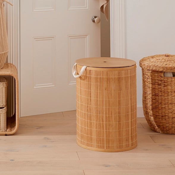 Nara Natural Laundry Basket