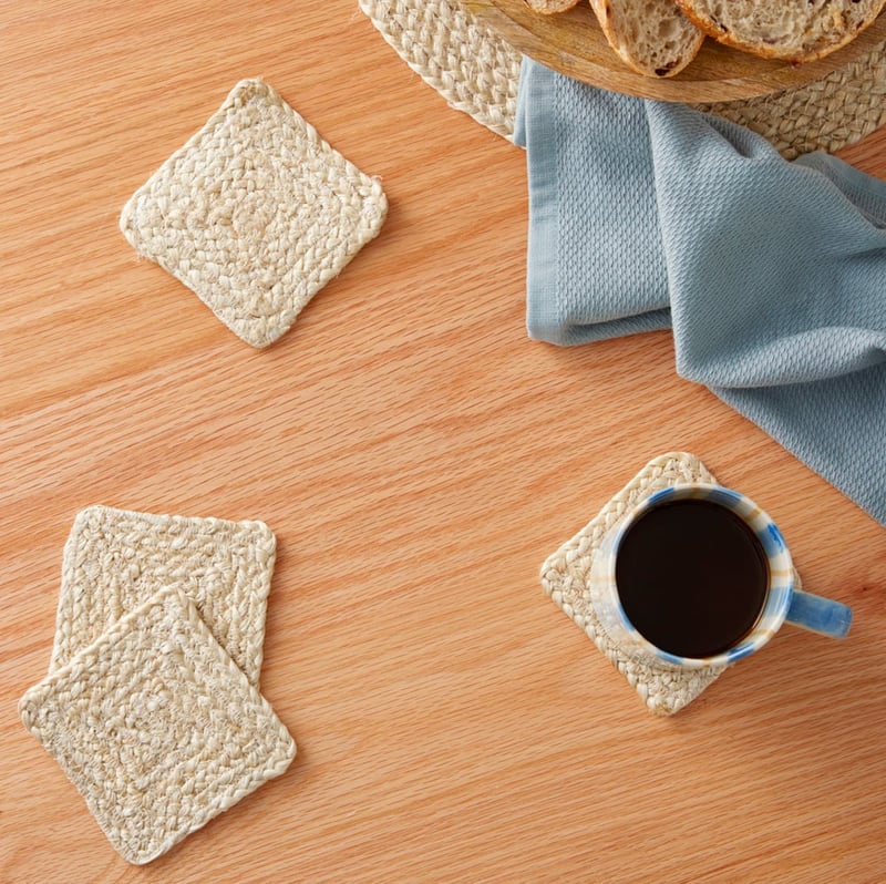 Sicily Square Coasters Pack of 4