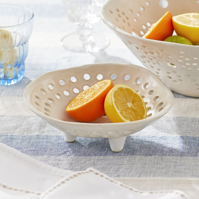 Paloma White Footed Bowl