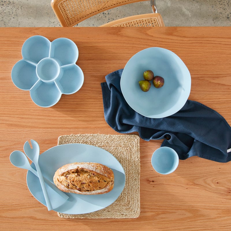 Capri Bamboo Blue Servingware