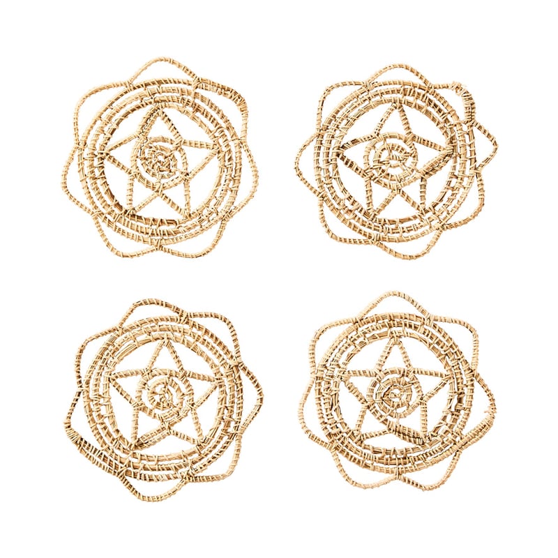 Aria Natural Coasters Pack of 4