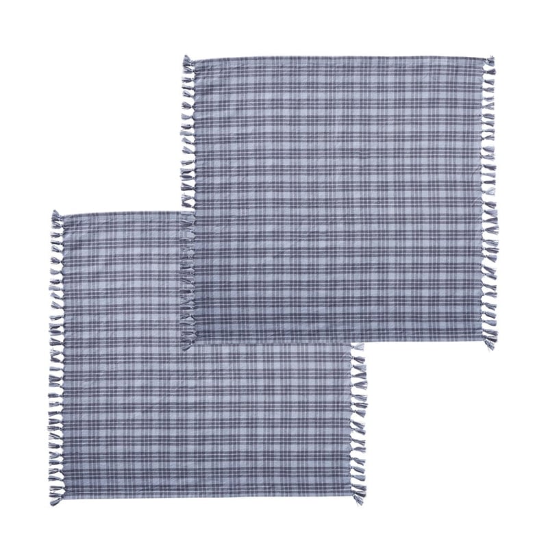 Windsor Blue Check Napkin 2 Pack