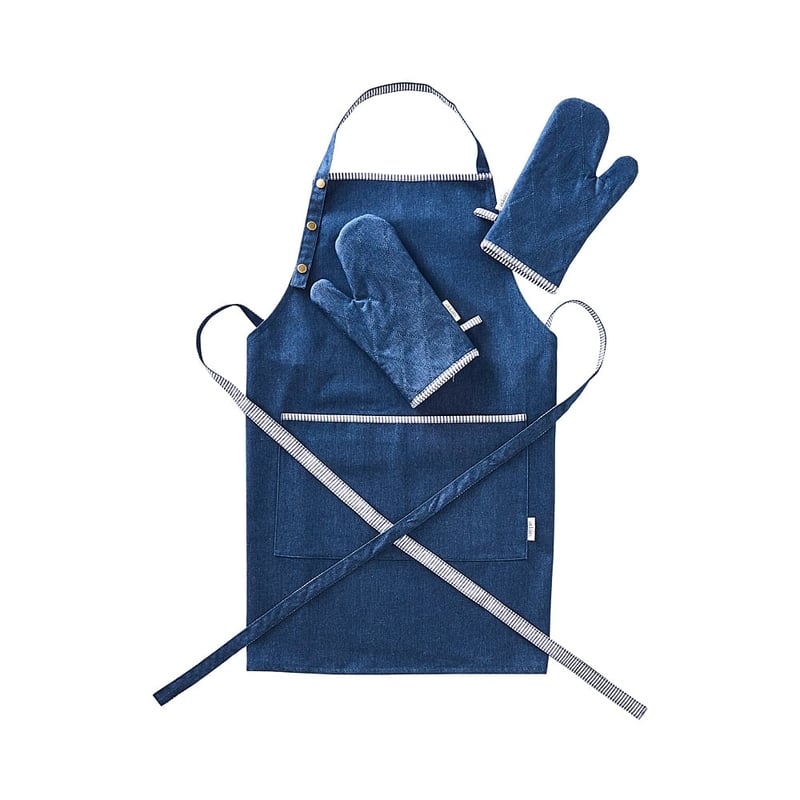 Harper Indigo Denim Apron & Oven Mitt Collection