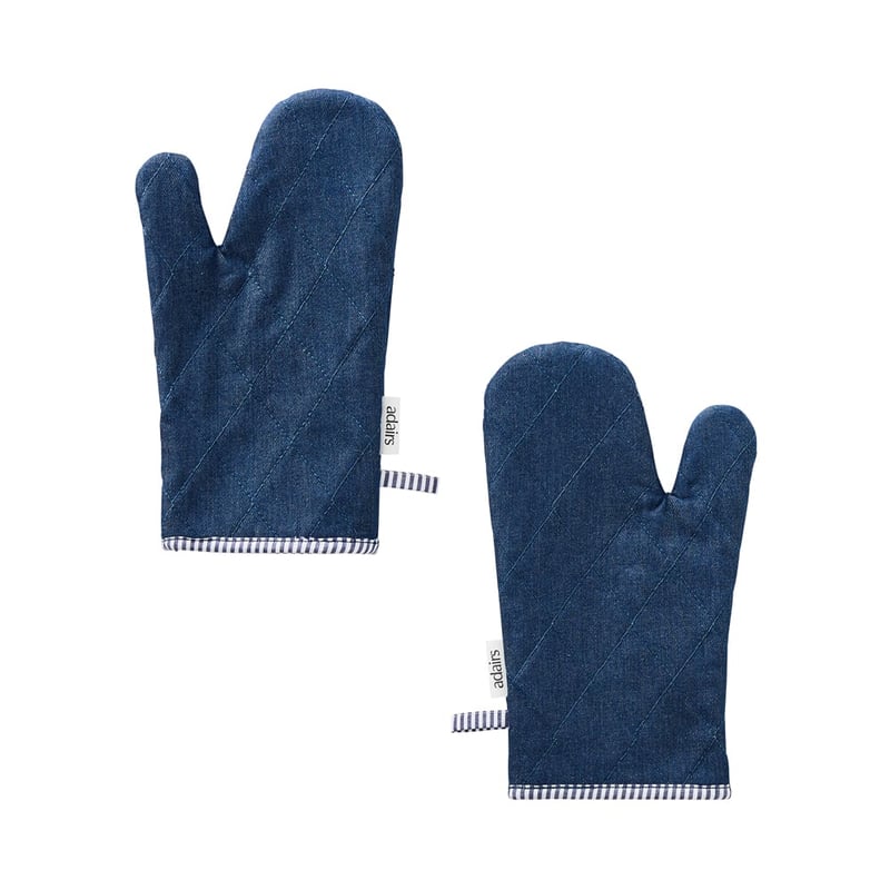 Harper Indigo Denim Apron & Oven Mitt Collection