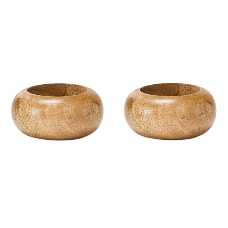 Havana Natural Napkin Rings Set of 2