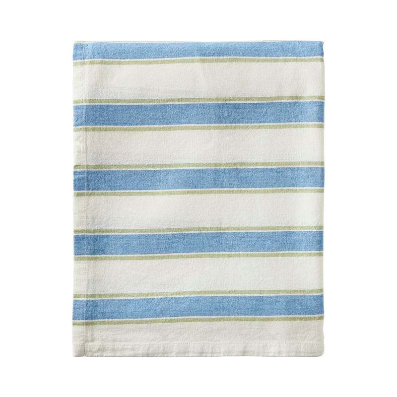 Mallorca Blue & Green Stripe Table Linen