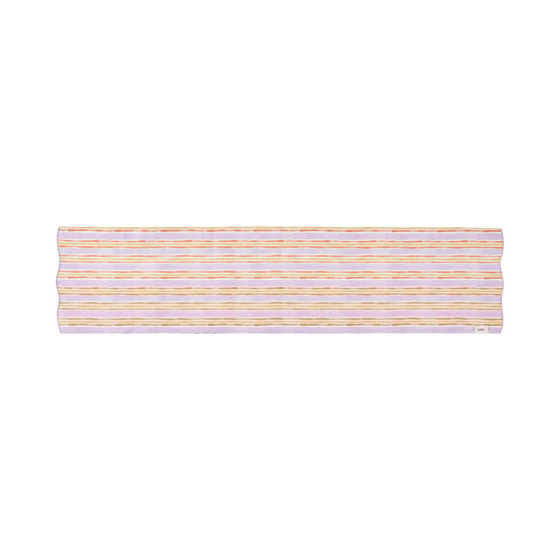 Summer Sorbet Floral & Stripe Table Runner