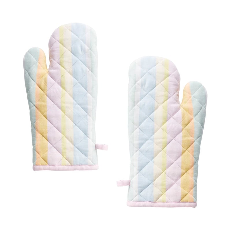 Summer Sorbet Multi Stripe Oven Mitts Pack of 2