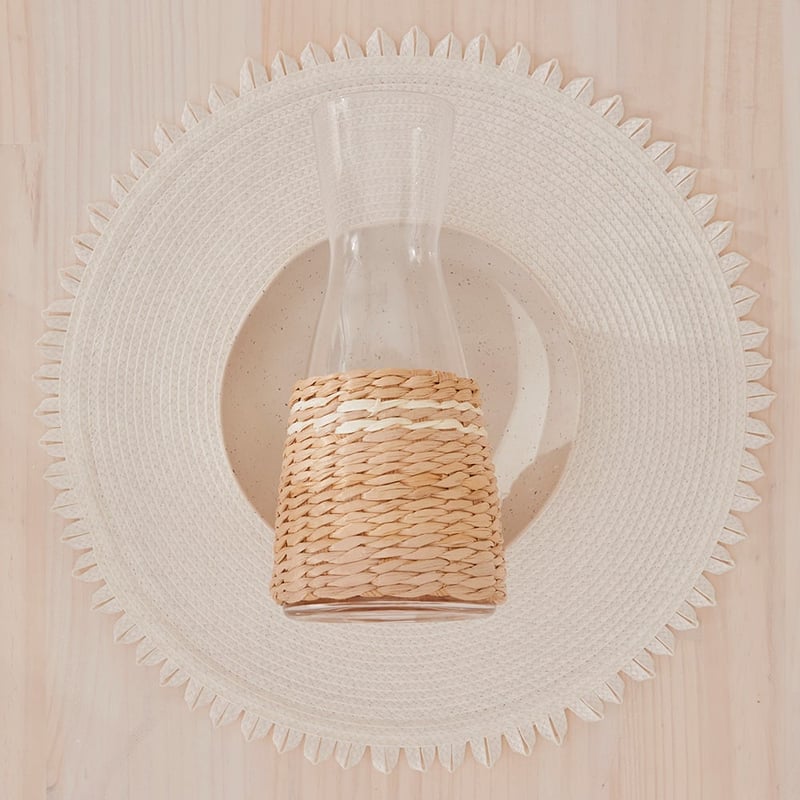 Jaipur White Placemat 2 Pack