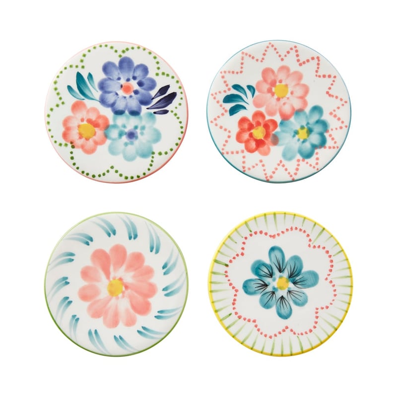 Valentina Handpainted Multi Coasters Pack of 4