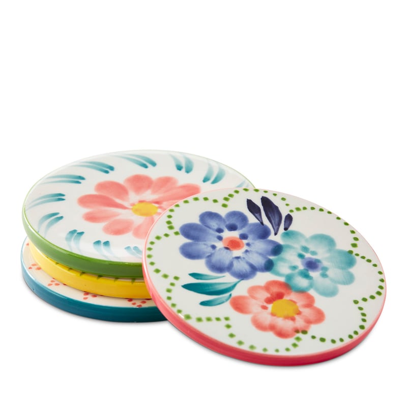 Valentina Handpainted Multi Coasters Pack of 4