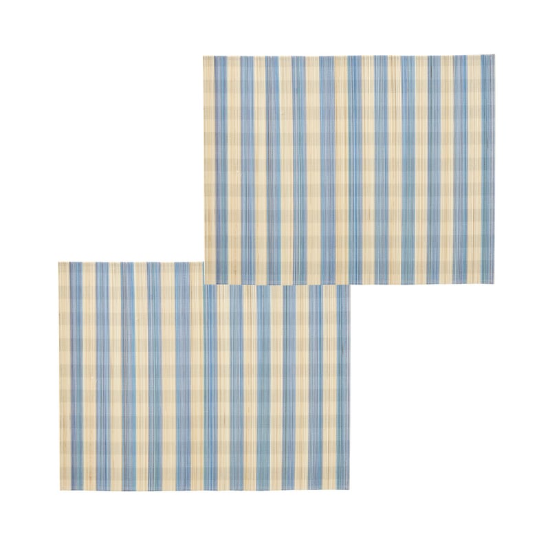 Brooklyn Blue Bamboo Placemat Pack of 2