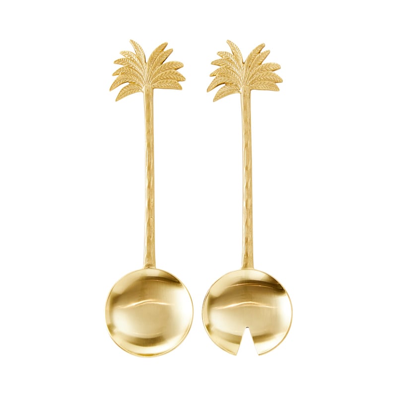 Palm Gold Salad Servers Pack of 2