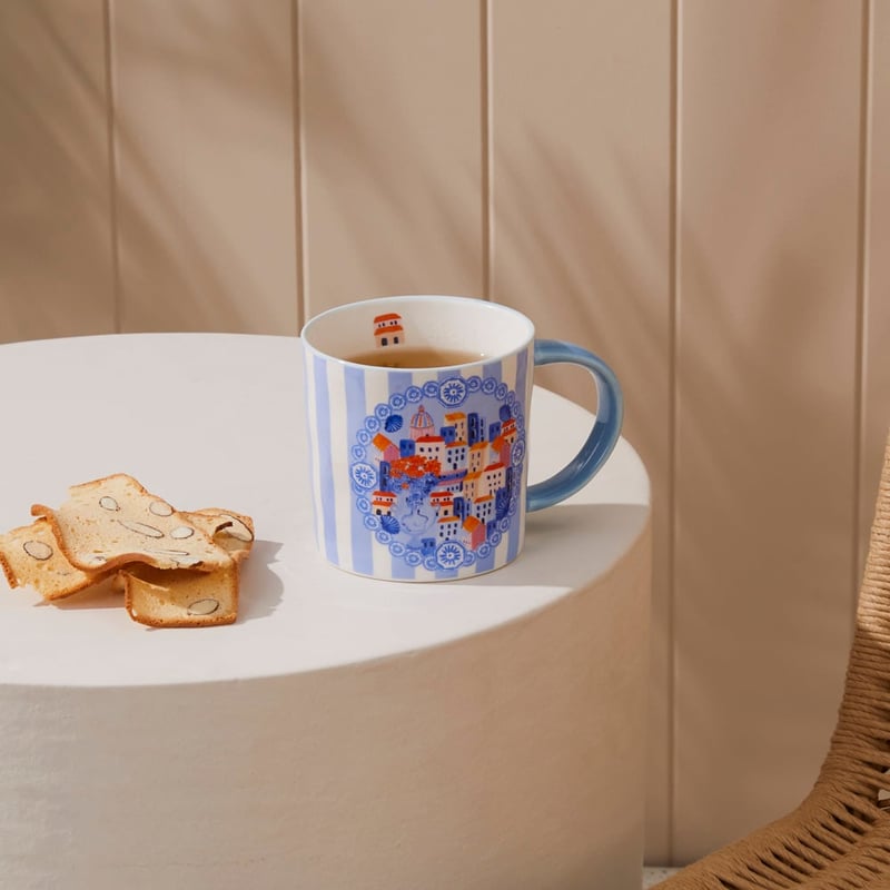 La Dolce Vita Positano Stripes Mug