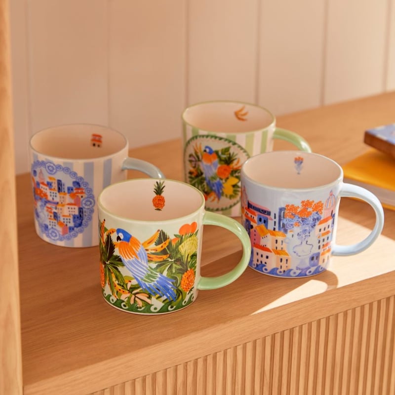 La Dolce Vita Positano Stripes Mug