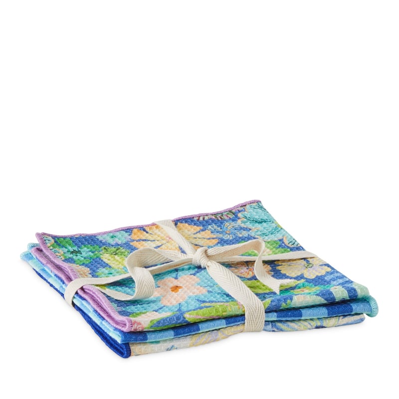 Juniper Sia Floral Printed Dishcloth Pack of 3