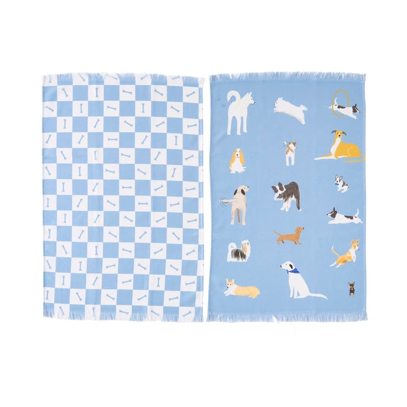 It’s a Dogs Life Blue Tea Towel