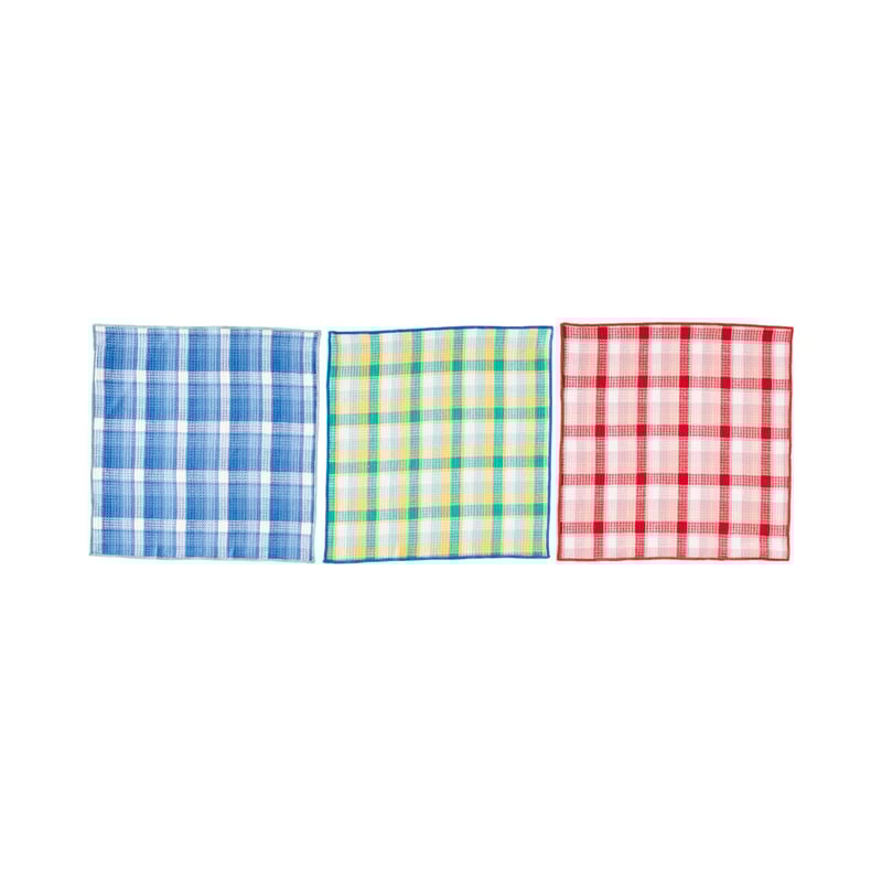 Archie Pink, Green & Blue Waffle Dishcloth