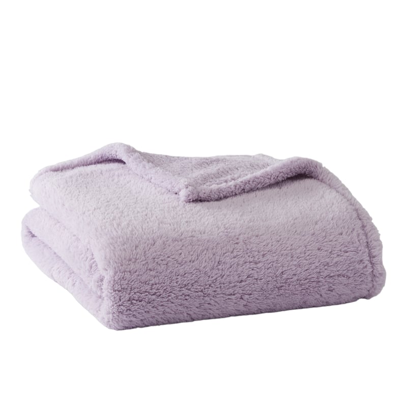 Kyrie Soft Lilac Fleece Blanket