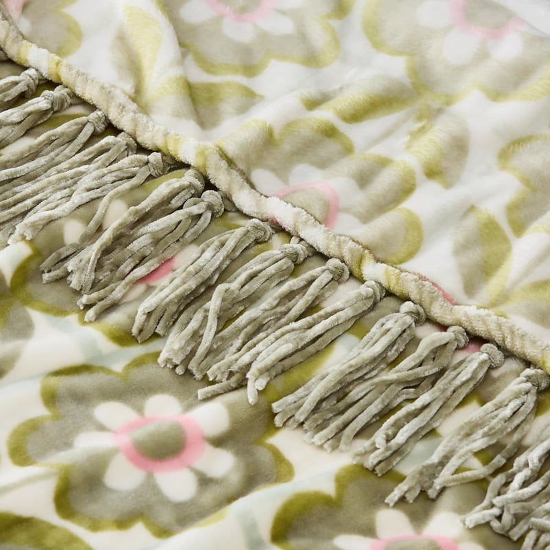 Supersoft Nina Floral Print Blanket