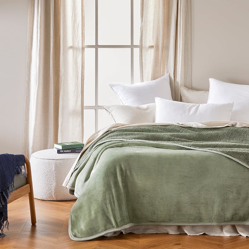 Sherpa Sage Blanket