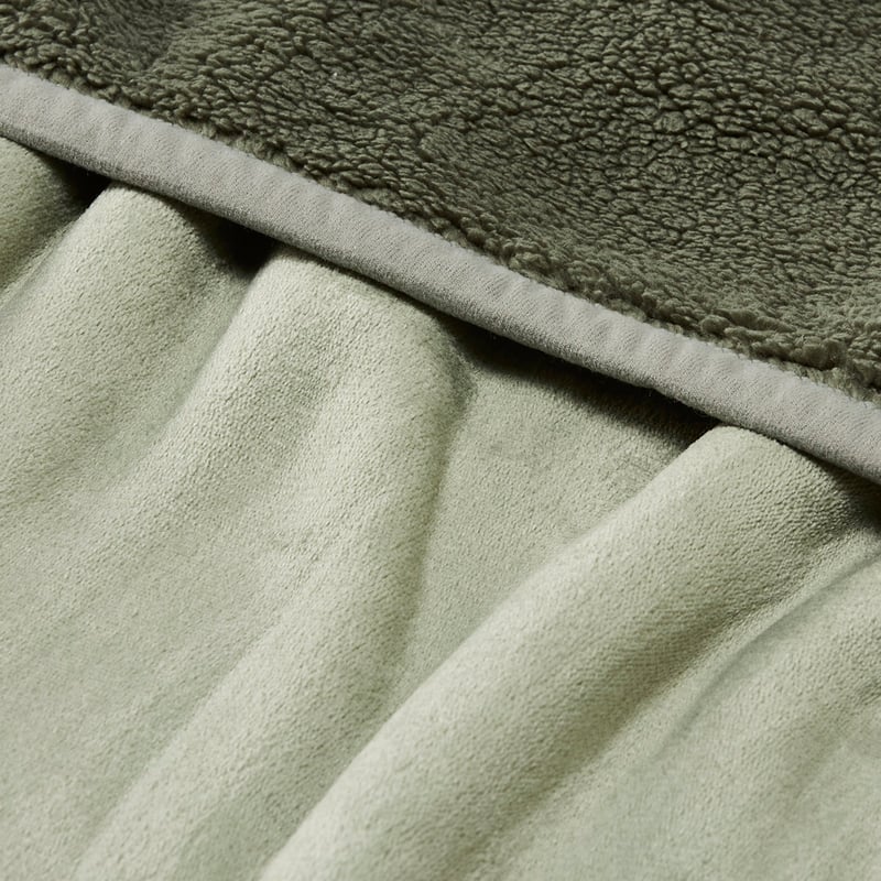 Sherpa Sage Blanket