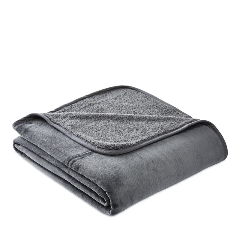Sherpa Storm Grey Blanket