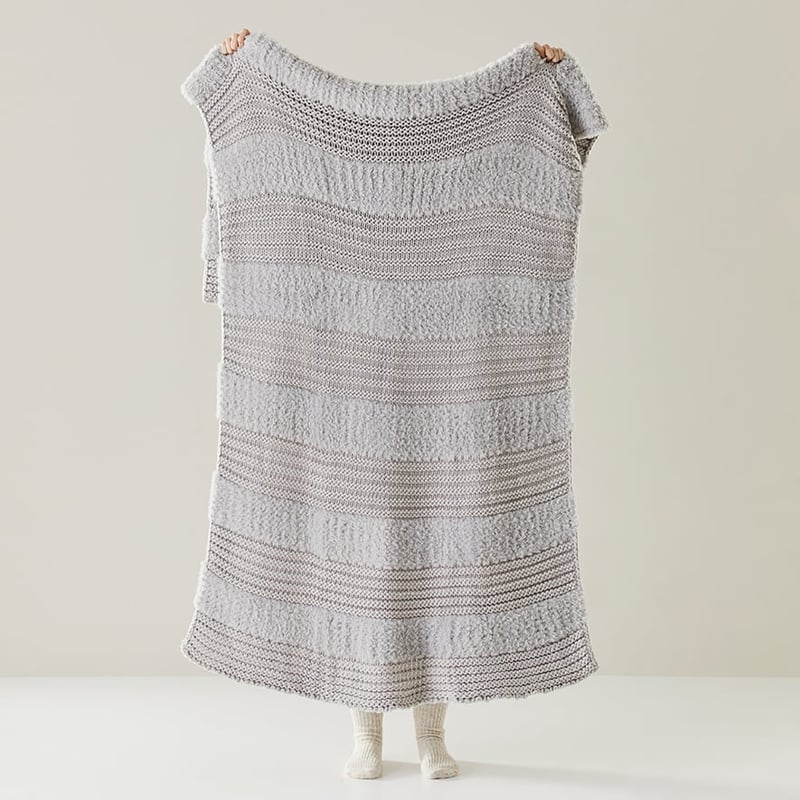 Kirby Grey Stripe Throw