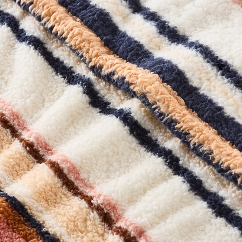 Cloud  Winter Stripe Throw