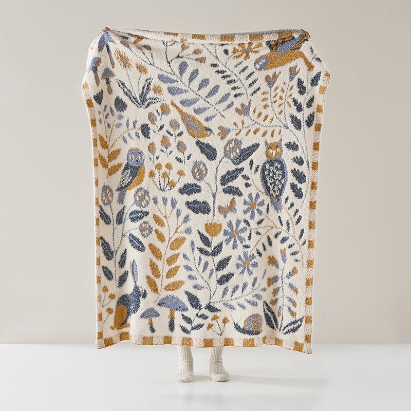 Secret Garden Cosy Knit Throw