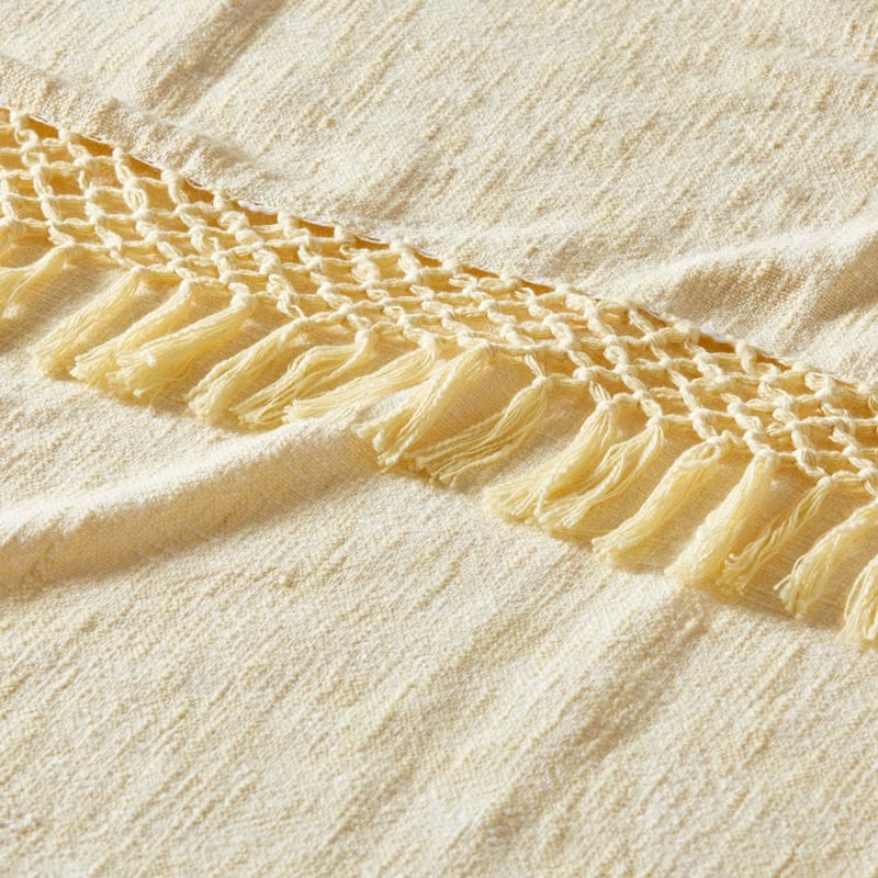 Macrame Lemon Sorbet Knot Marle Throw