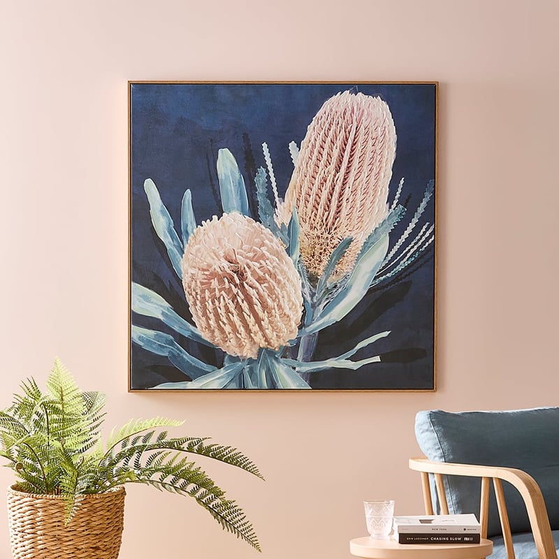 Kakadu Midnight Banksia Canvas