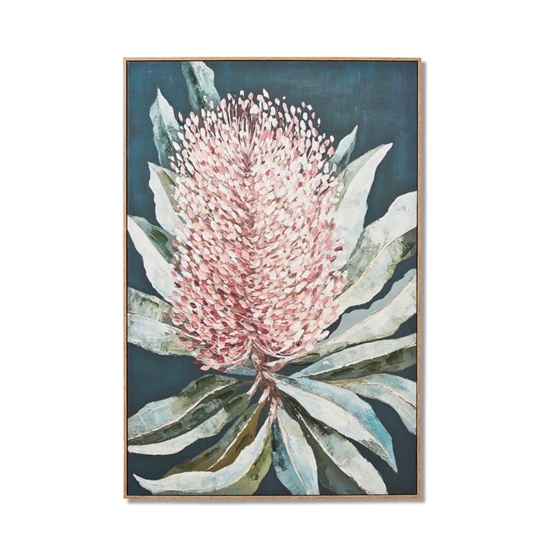 Kakadu Dark Sage Banksia Canvas