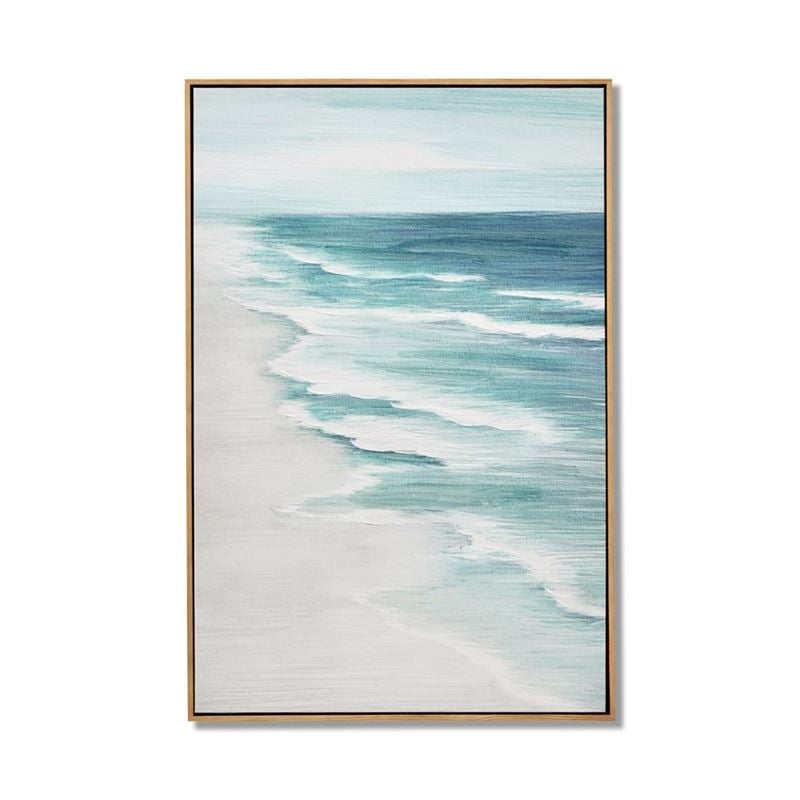 Cape Handpainted Ocean High Tide Canvas