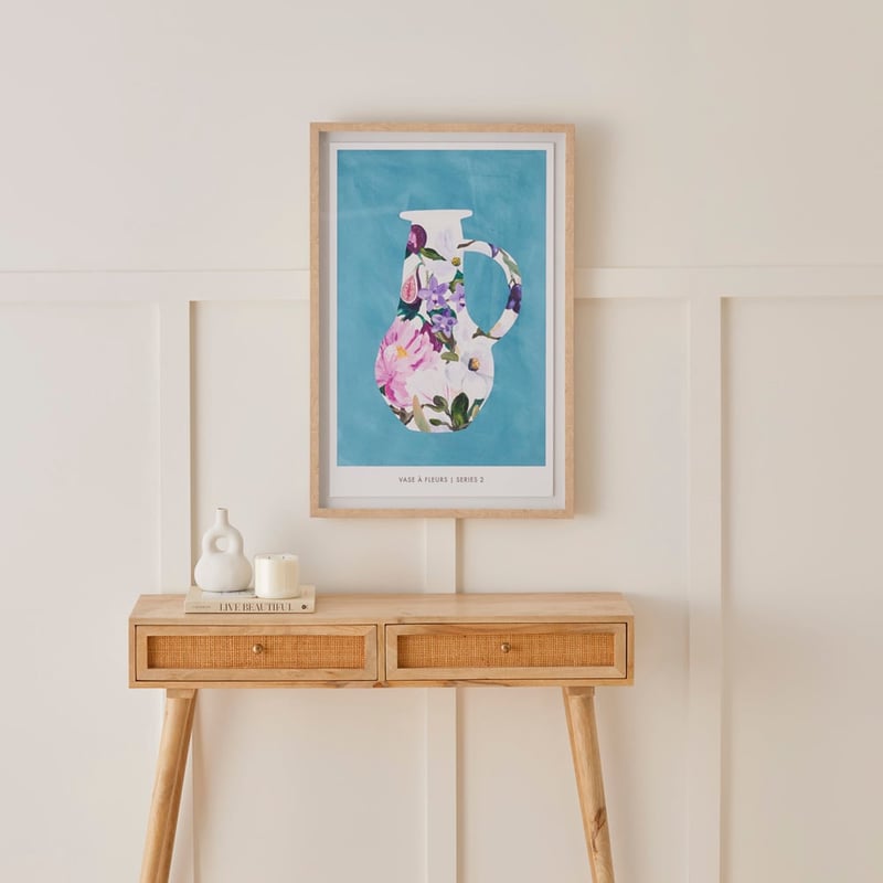 Vase A Fleurs Lilac Large Vintage Poster Wall Art