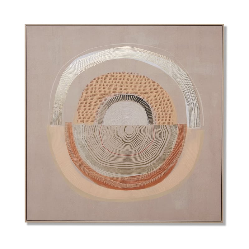 Oasis Earth Circle Large Canvas