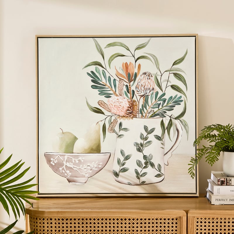Lifestyle Jug & Pear Bowl Canvas