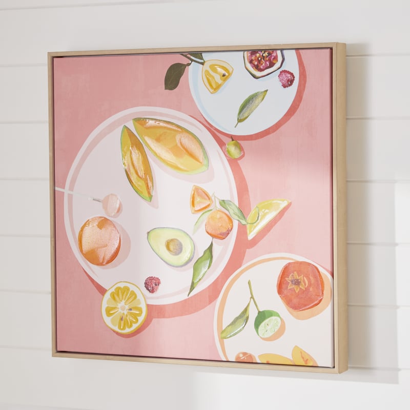 Lifestyle Summer Grazing Plate Canvas