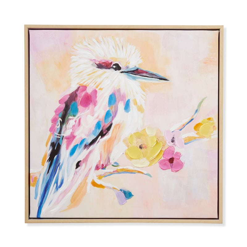 Aves Pink Kookaburra Canvas