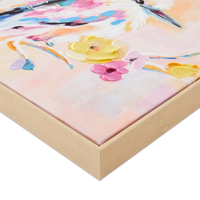 Aves Pink Kookaburra Canvas