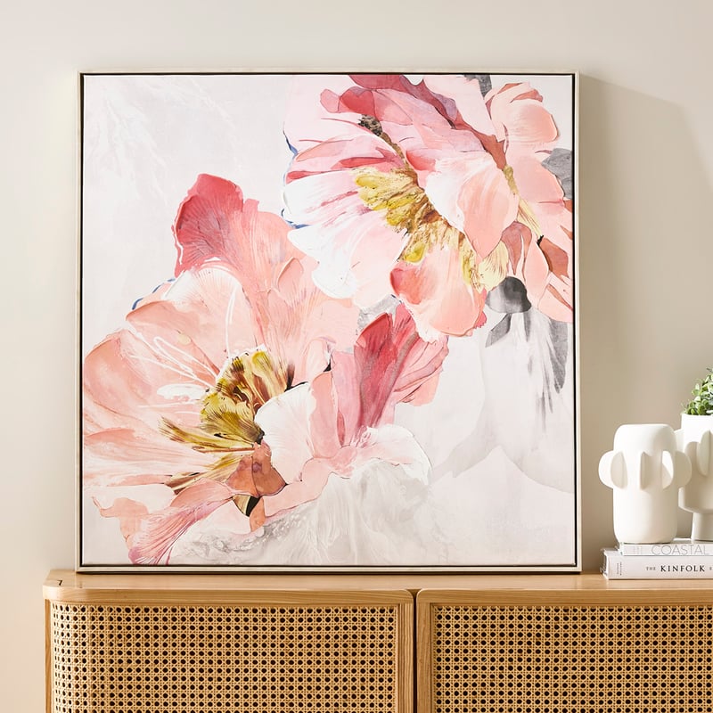 Floribunda Pink Azalea Canvas