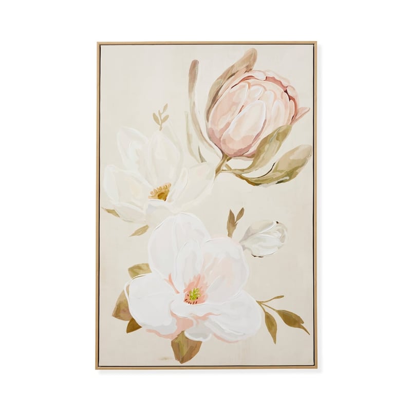 Botanist Magnolia Portrait Canvas