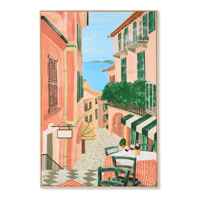 Mediterranean Village Alfresco Canvas