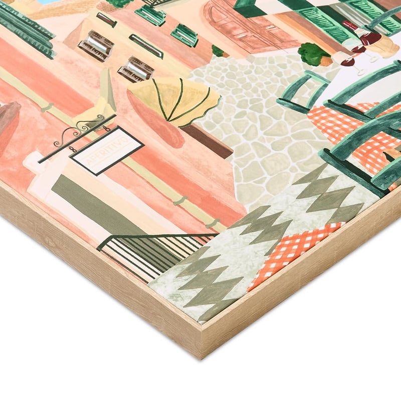 Mediterranean Village Alfresco Canvas