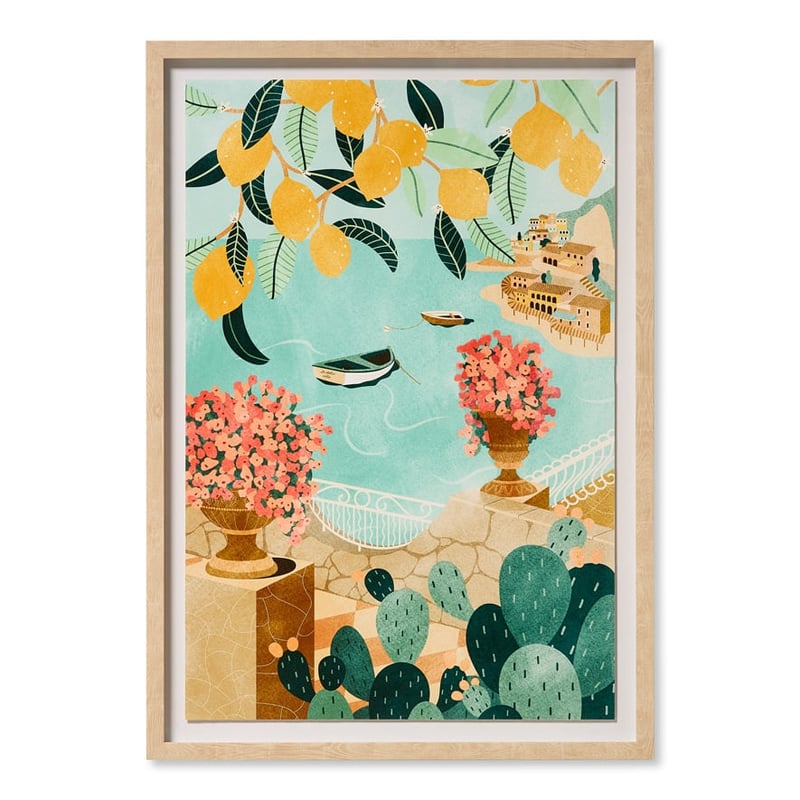 Mediterranean Village La Dolce Vita Canvas