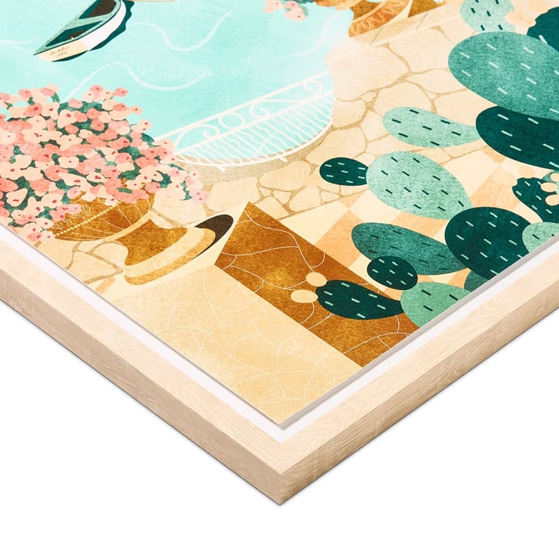 Mediterranean Village La Dolce Vita Canvas