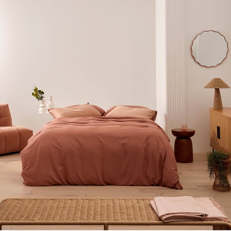 Ophelia Natural Round Mirror