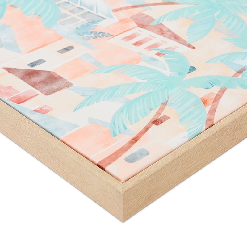 Island Village Palms Canvas