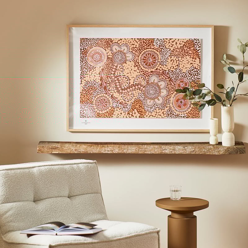 Cungelella Bilabila Framed Wall Art